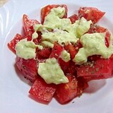 トマトサラダ～アボガドソース
